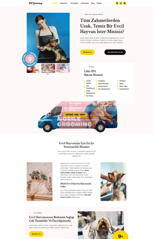 mavera evcil hayvan bakim teması